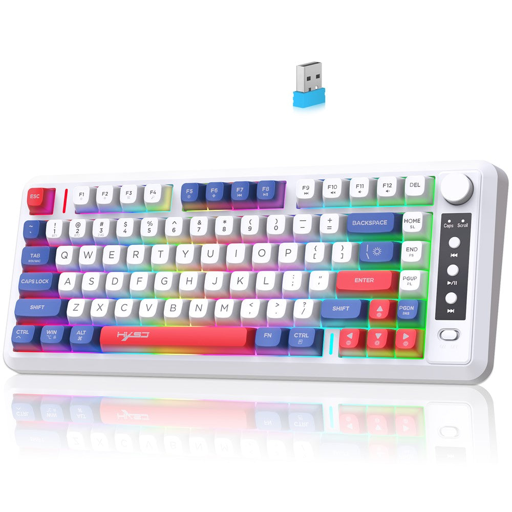 Keyboard HXSJ L400 81 Keys with RGB Backlit