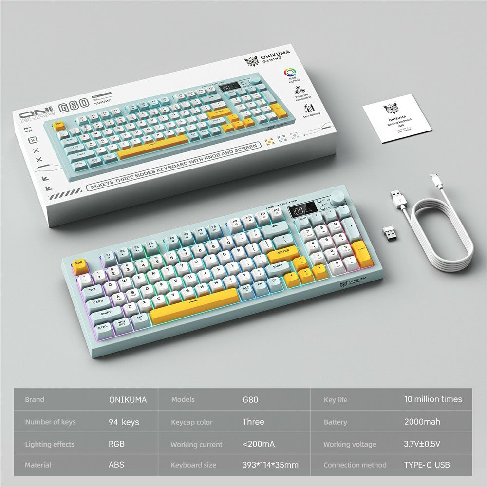 Gaming Keyboard ONIKUMA G80