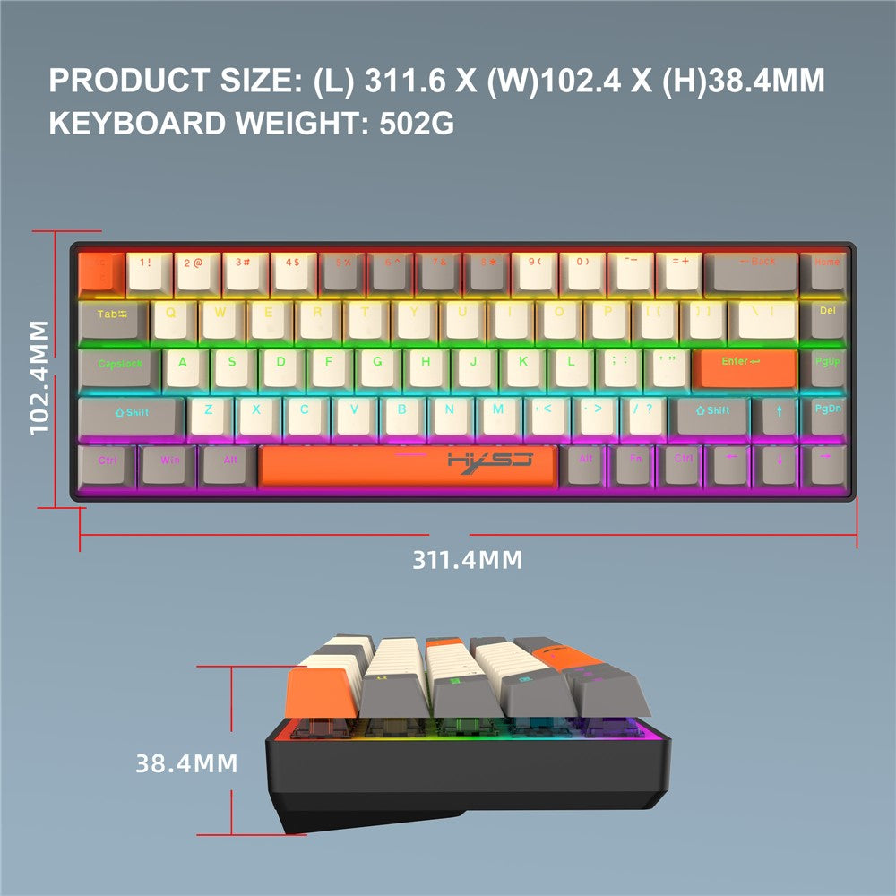 Gaming Keyboard Mechanical HXSJ K88