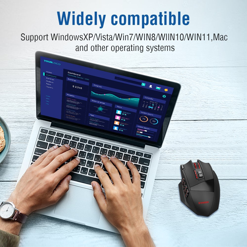 Gaming Mouse E-YOOSO X33 2.4G Wireless