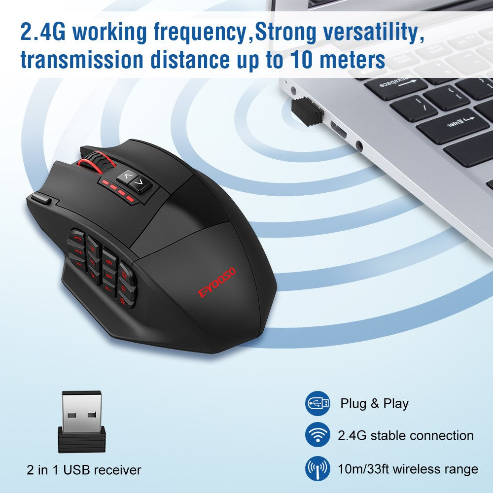 Gaming Mouse E-YOOSO X33 2.4G Wireless