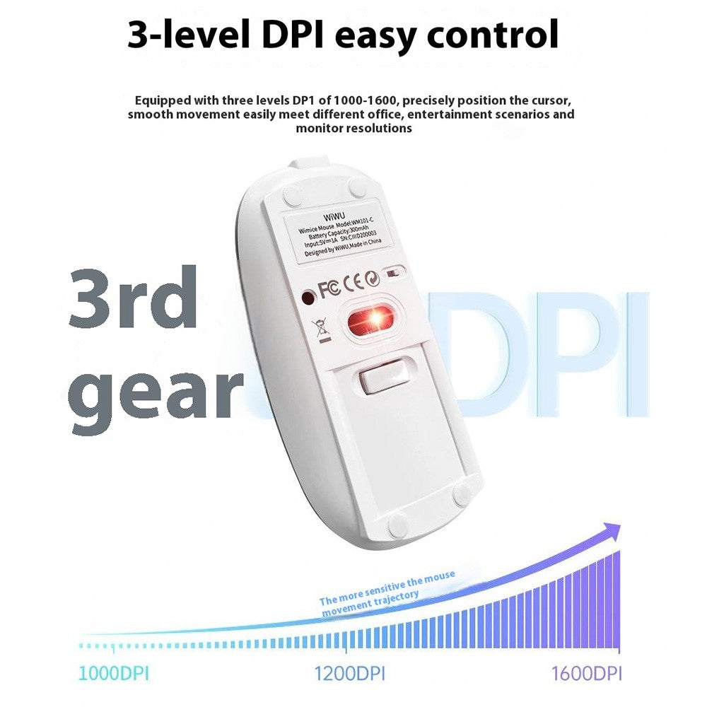 Mouse WIWU Magic WM101-C 2.4G + Bluetooth