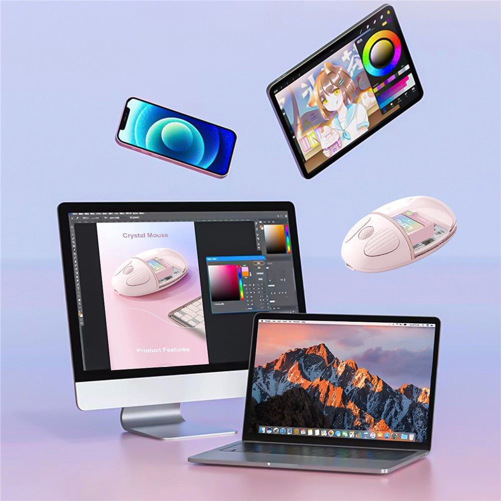 Crystal Mouse Silent BENWIS OT-CMS-WH