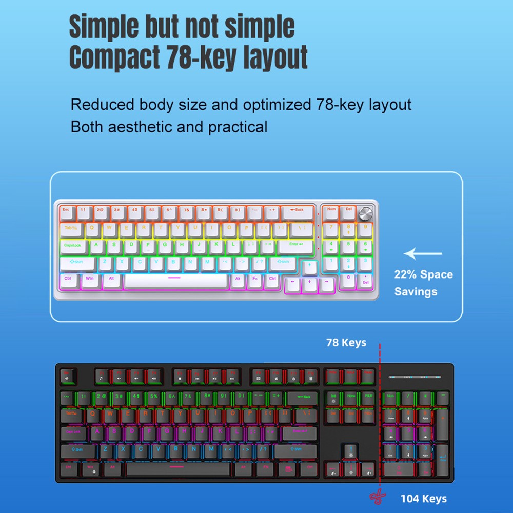 Keyboard Mechanical  Y-FRUITFUL K78