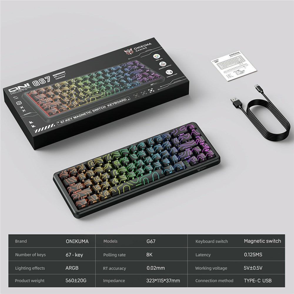 Mechanical Keyboard ONIKUMA G67 Wired
