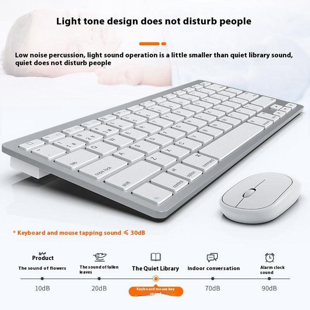 Keyboard and Mouse Set B666+MS-800 Wireless Bluetooth