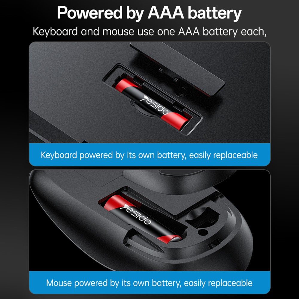 Set Keyboard Mouse YESIDO KB43  Silent Commercial