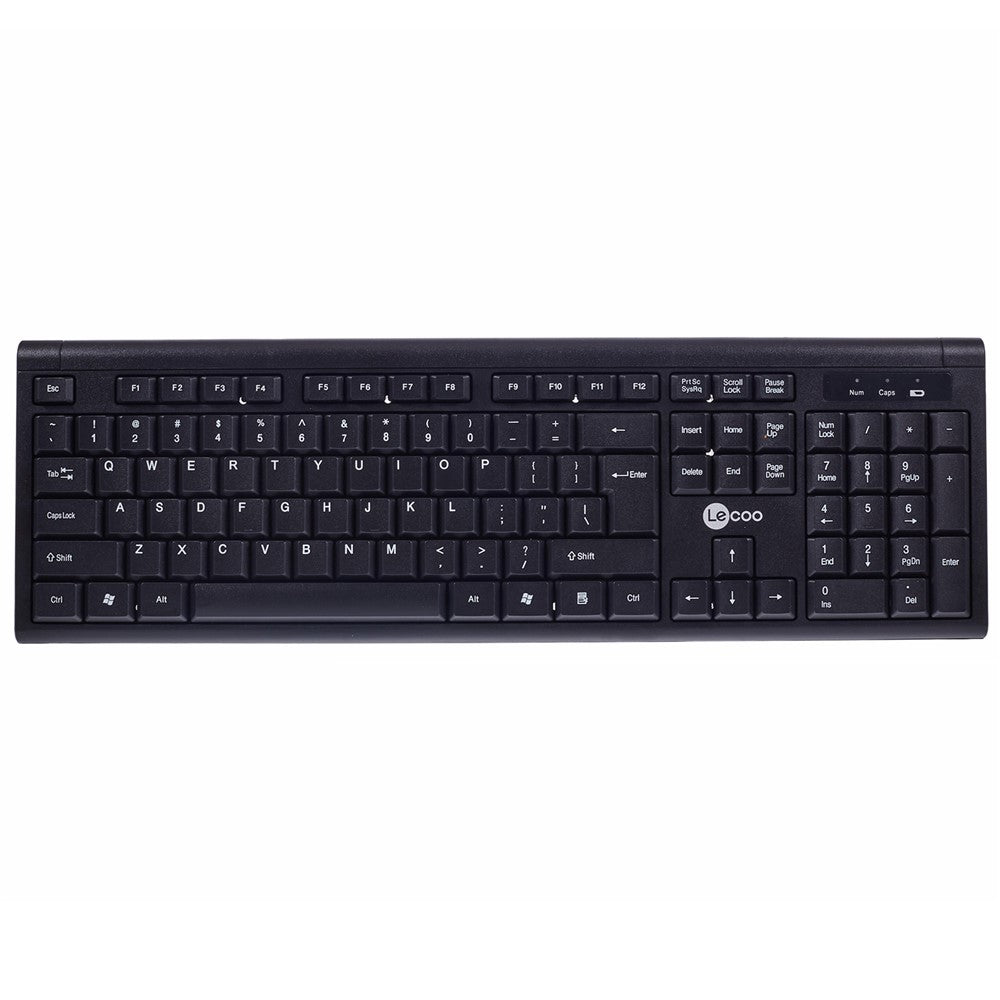 LECOO KW200 2.4G Wireless Keyboard and Mouse