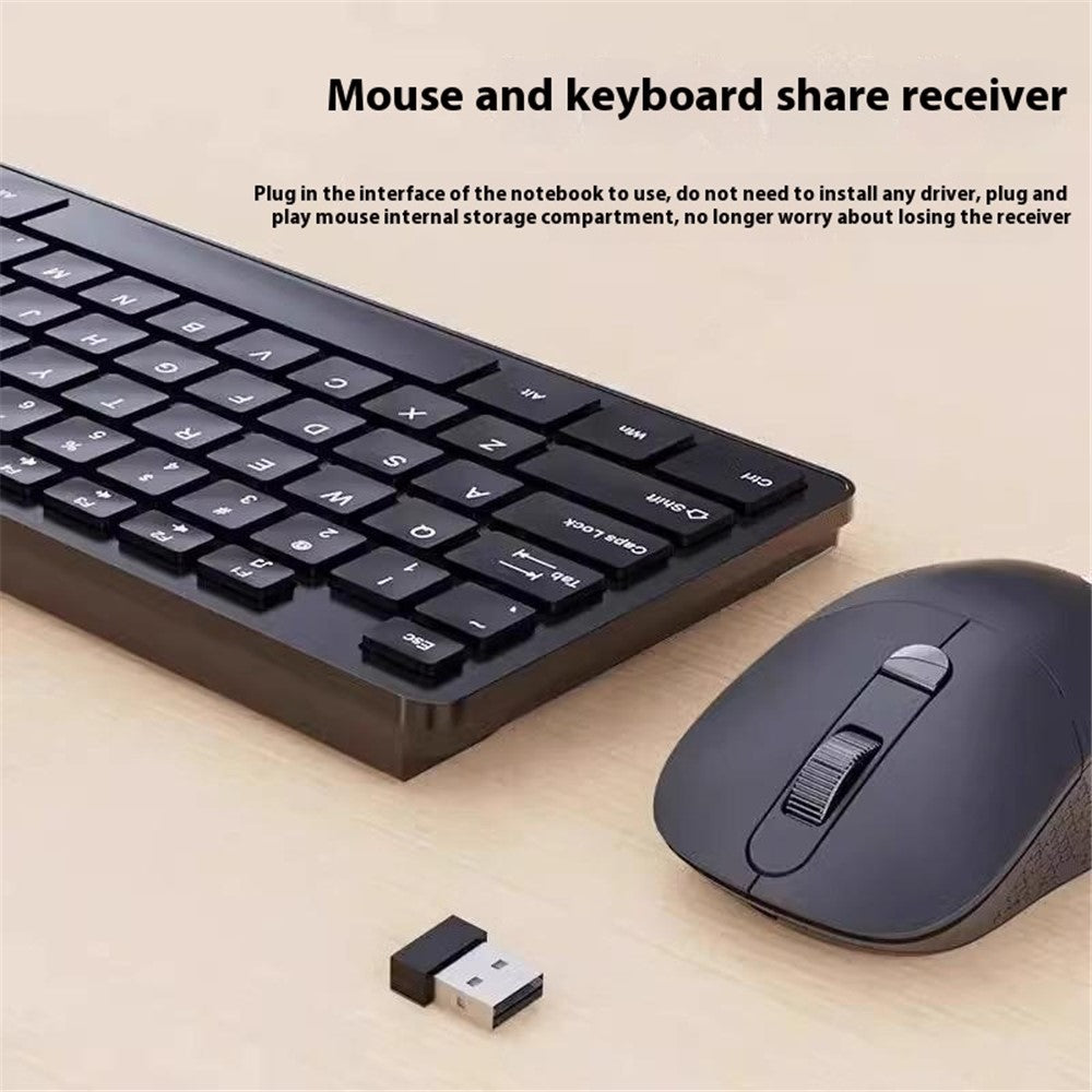 LECOO KW200 2.4G Wireless Keyboard and Mouse