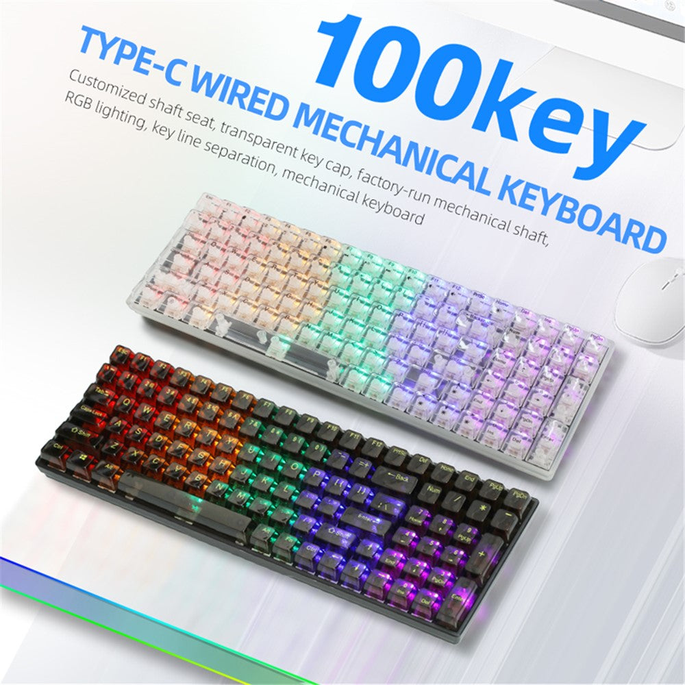 Keyboard Mechanical Y-FRUITFUL K10  100-Key Type-C Wired
