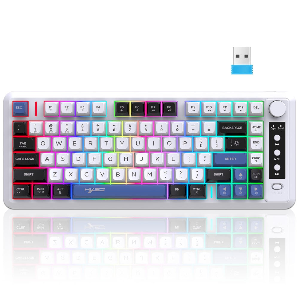 Keyboard HXSJ L400 81 Keys with RGB Backlit