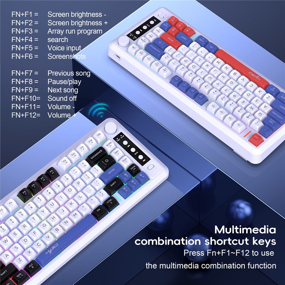 Keyboard HXSJ L400 81 Keys with RGB Backlit
