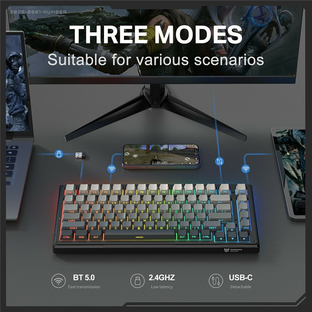 Mechanical Keyboard ONIKUMA G83 82-Key