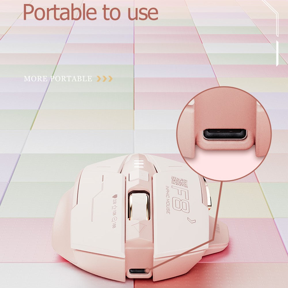 Gaming Mouse INPHIC F8 Rechargeable 2.4G Wireless