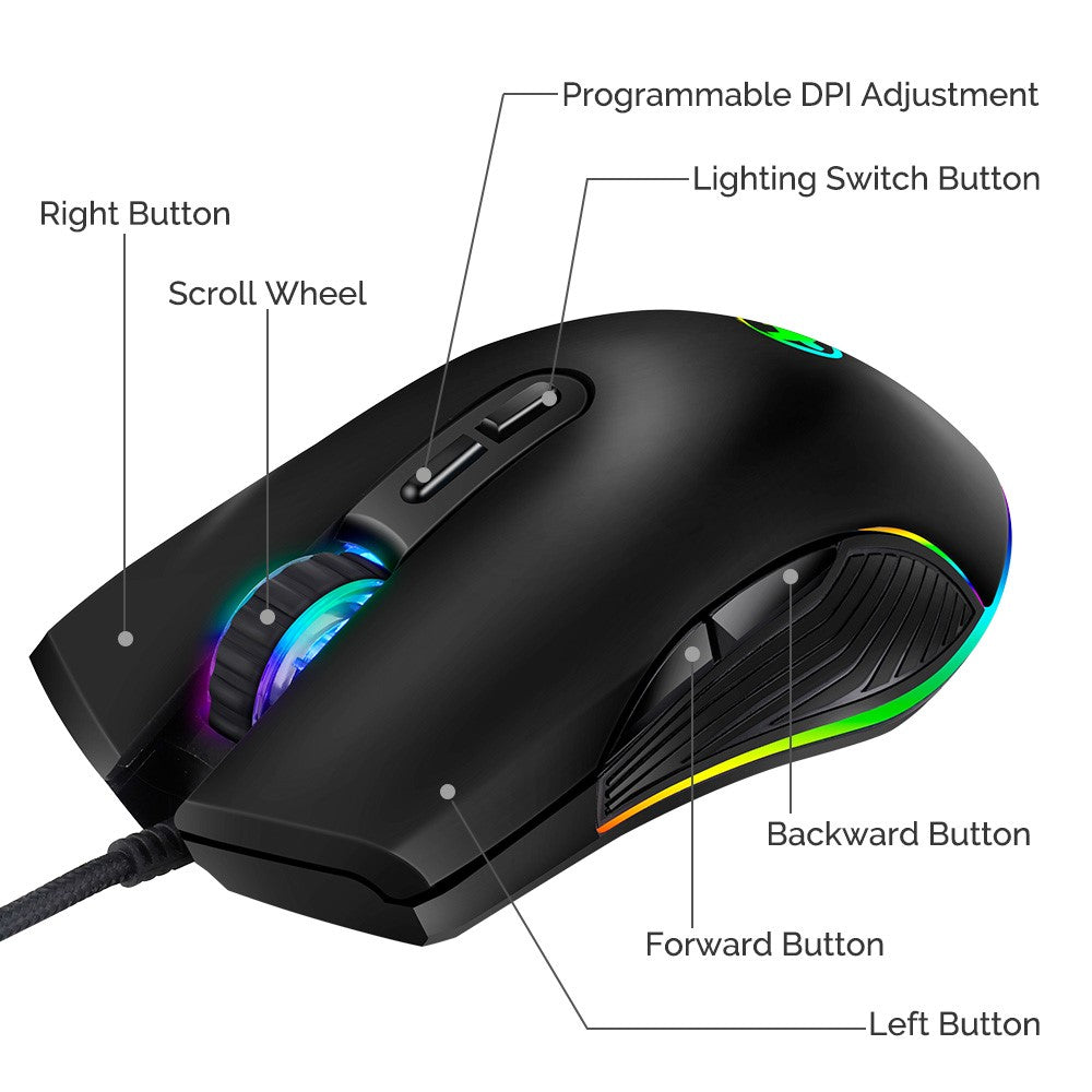 Gaming Mouse Type C Wired