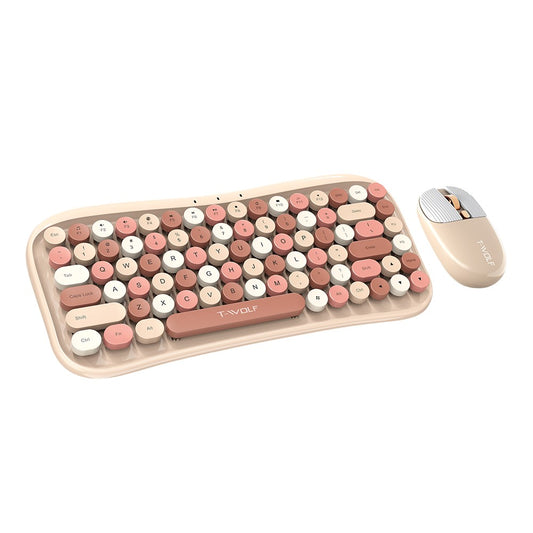 Keyboard Mouse Set T-WOLF TF660 Bluetooth