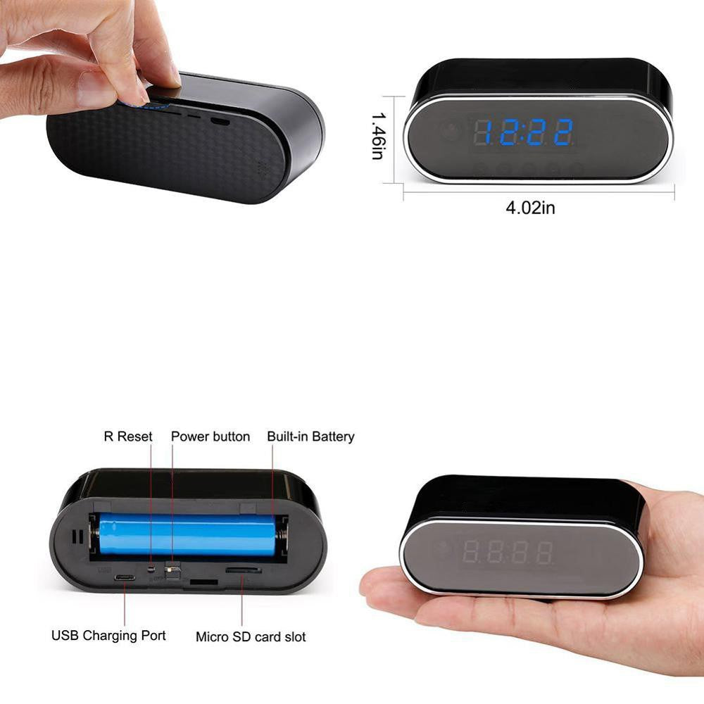 Hidden Clock Camera HD 1080P
