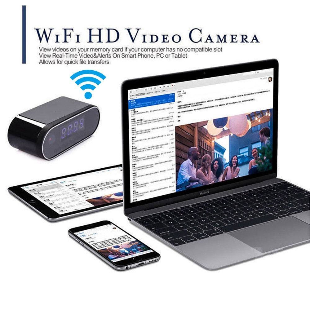 Hidden Clock Camera HD 1080P