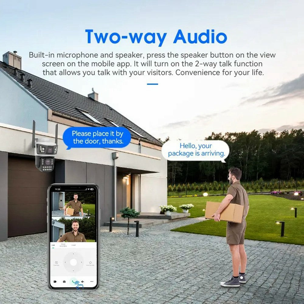 V421A WiFi Outdoor Security Camera Full Color Night Vision 360