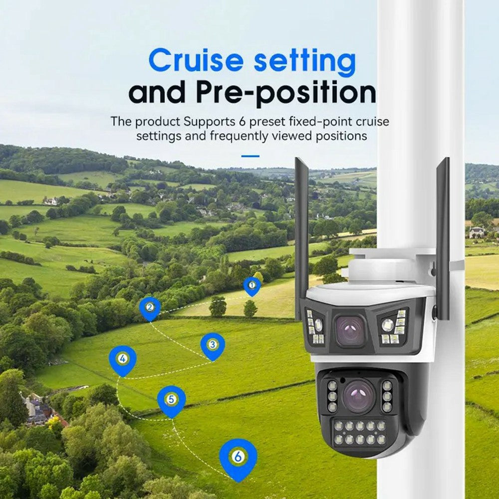 V421A WiFi Outdoor Security Camera Full Color Night Vision 360