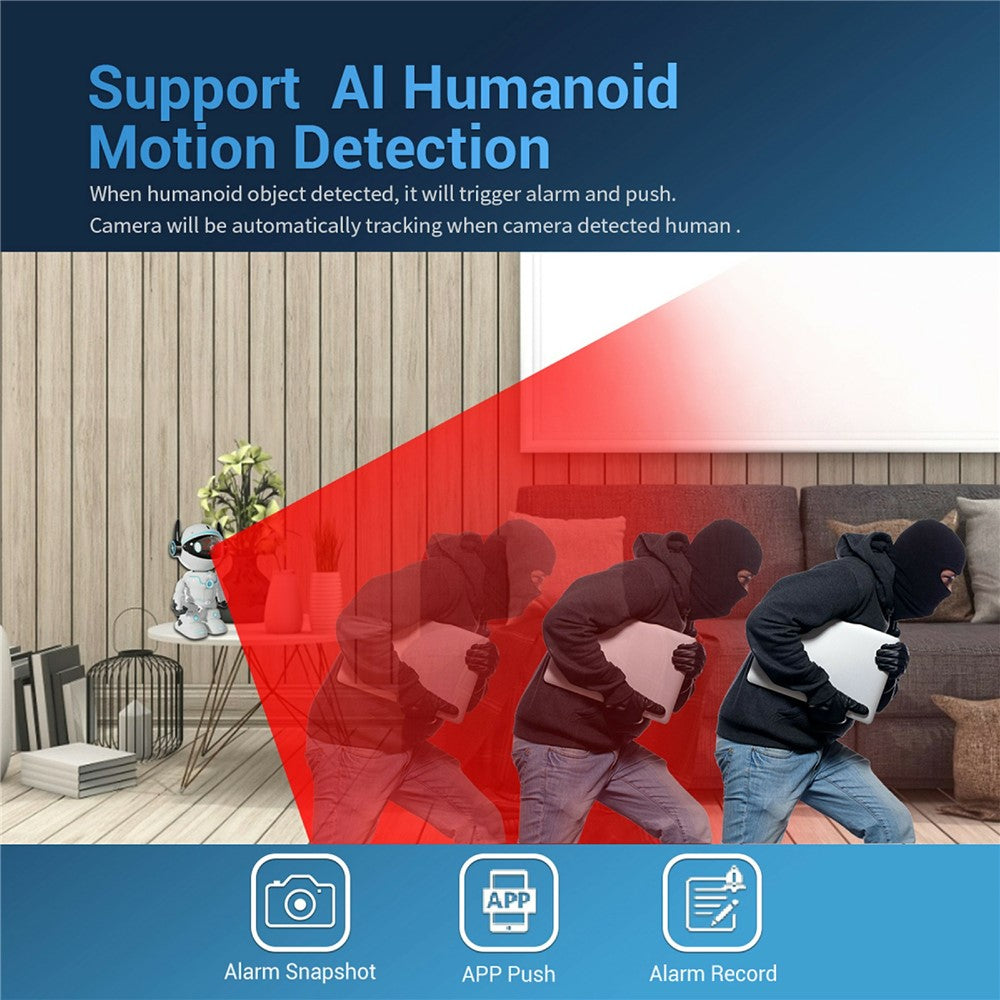 ESCAM PT205 Robot Design Home Camera