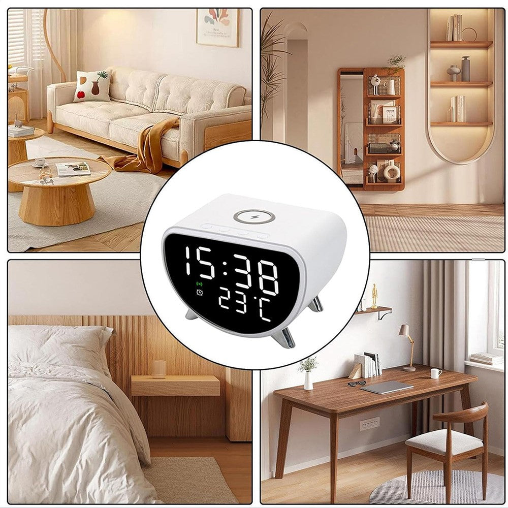 Hidden Camera 15W Charger, Clock