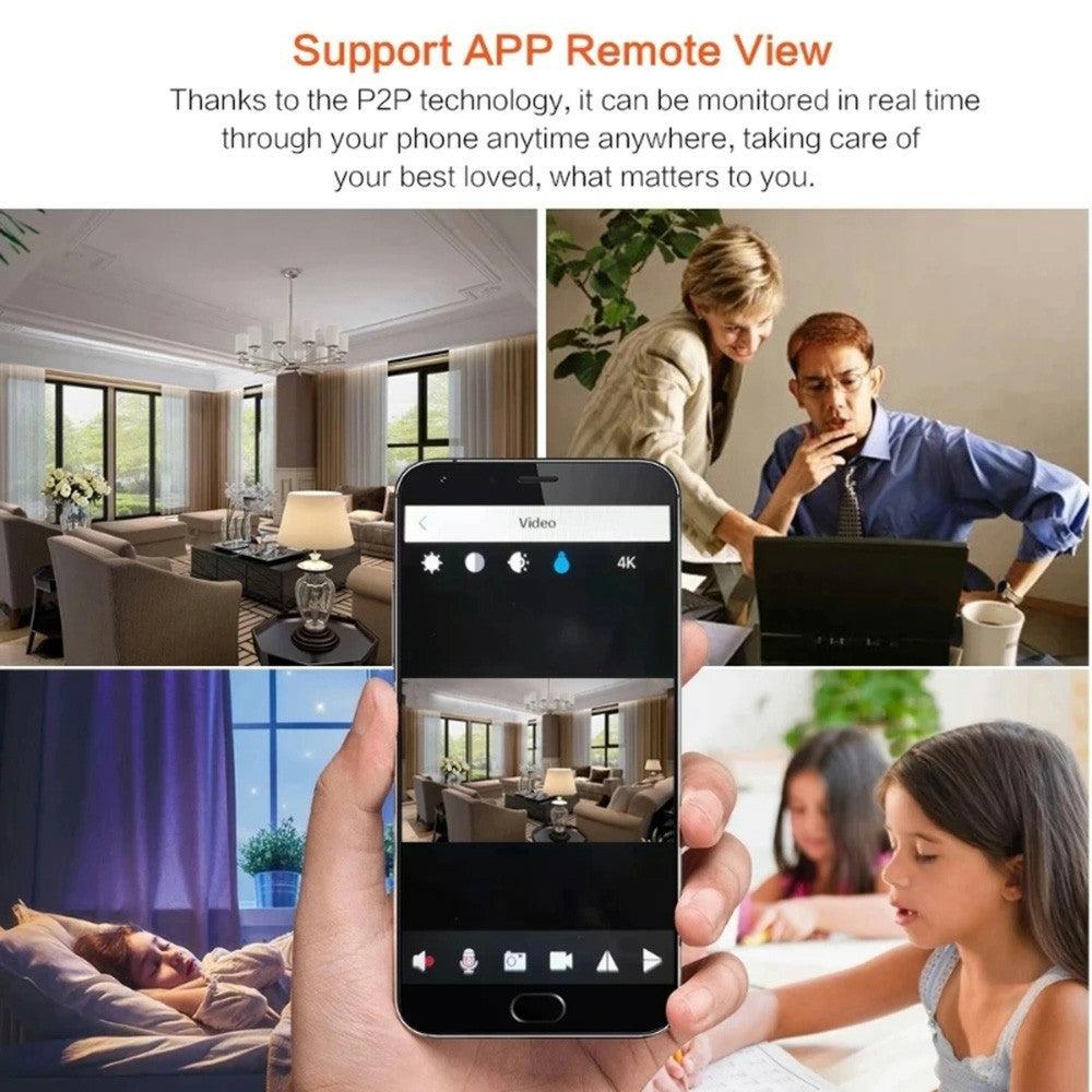 Multifunctional Mosquito Lamp Camera Motion Detection HD 1080P Camera for Home Security