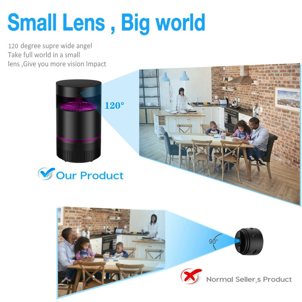 Multifunctional Mosquito Lamp Camera Motion Detection HD 1080P Camera for Home Security