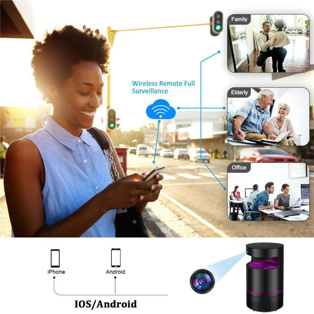 Multifunctional Mosquito Lamp Camera Motion Detection HD 1080P Camera for Home Security