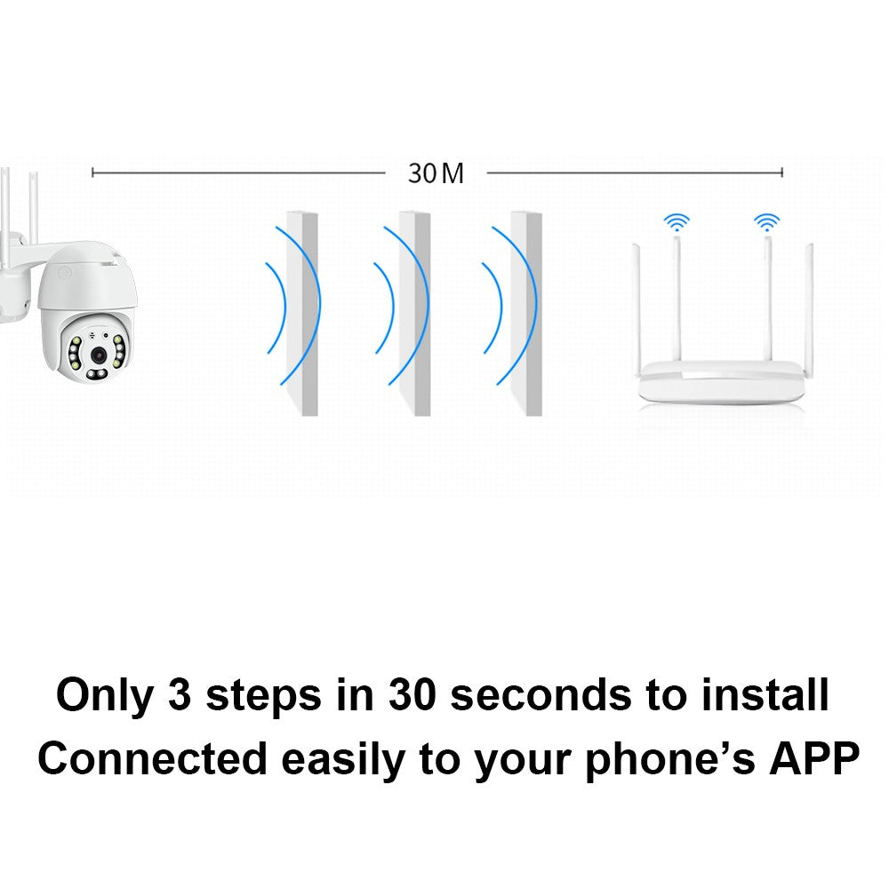 SD01 Ultra HD 5MP Security Camera Outdoor