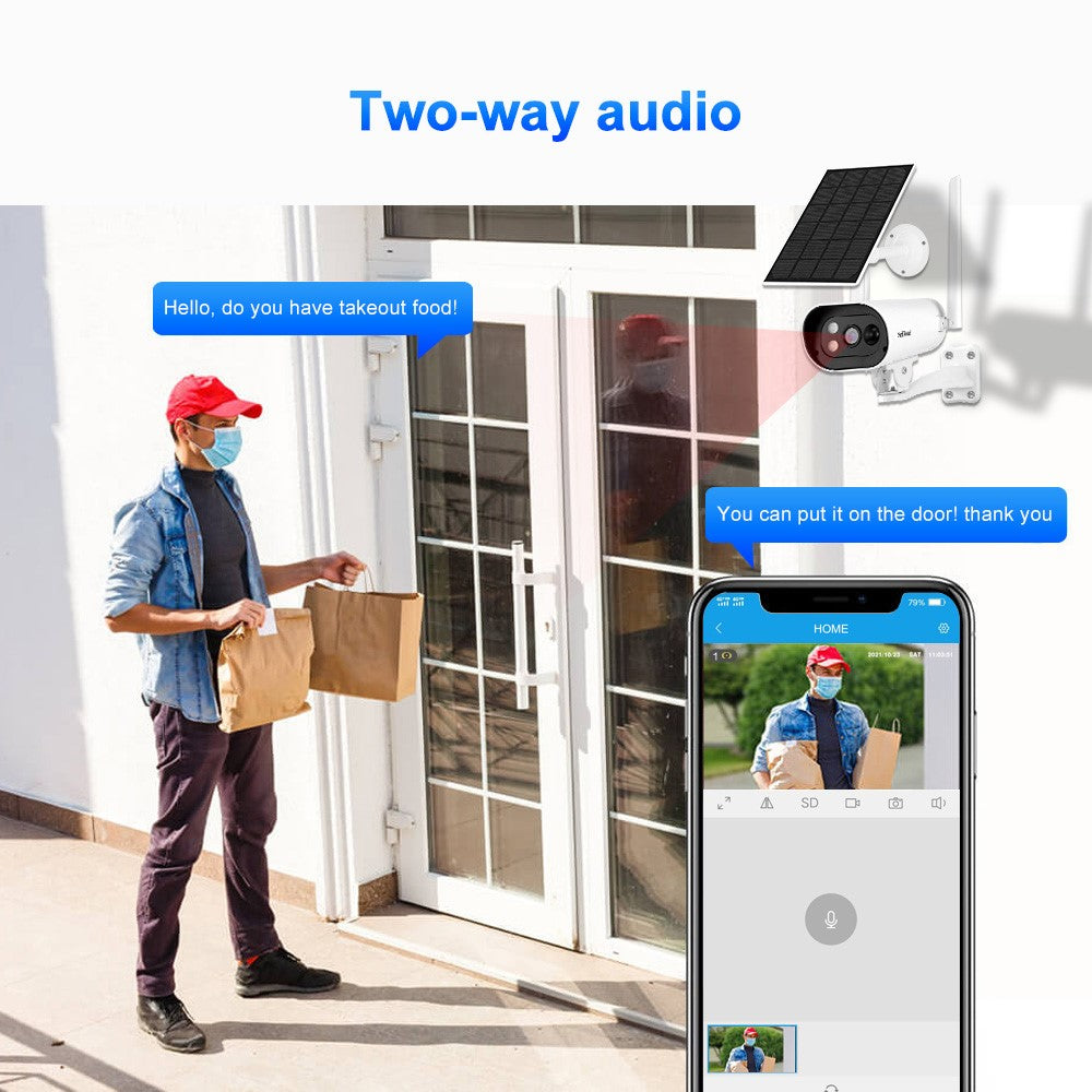 SRIHOME DH003 4MP Outdoor Camera solar