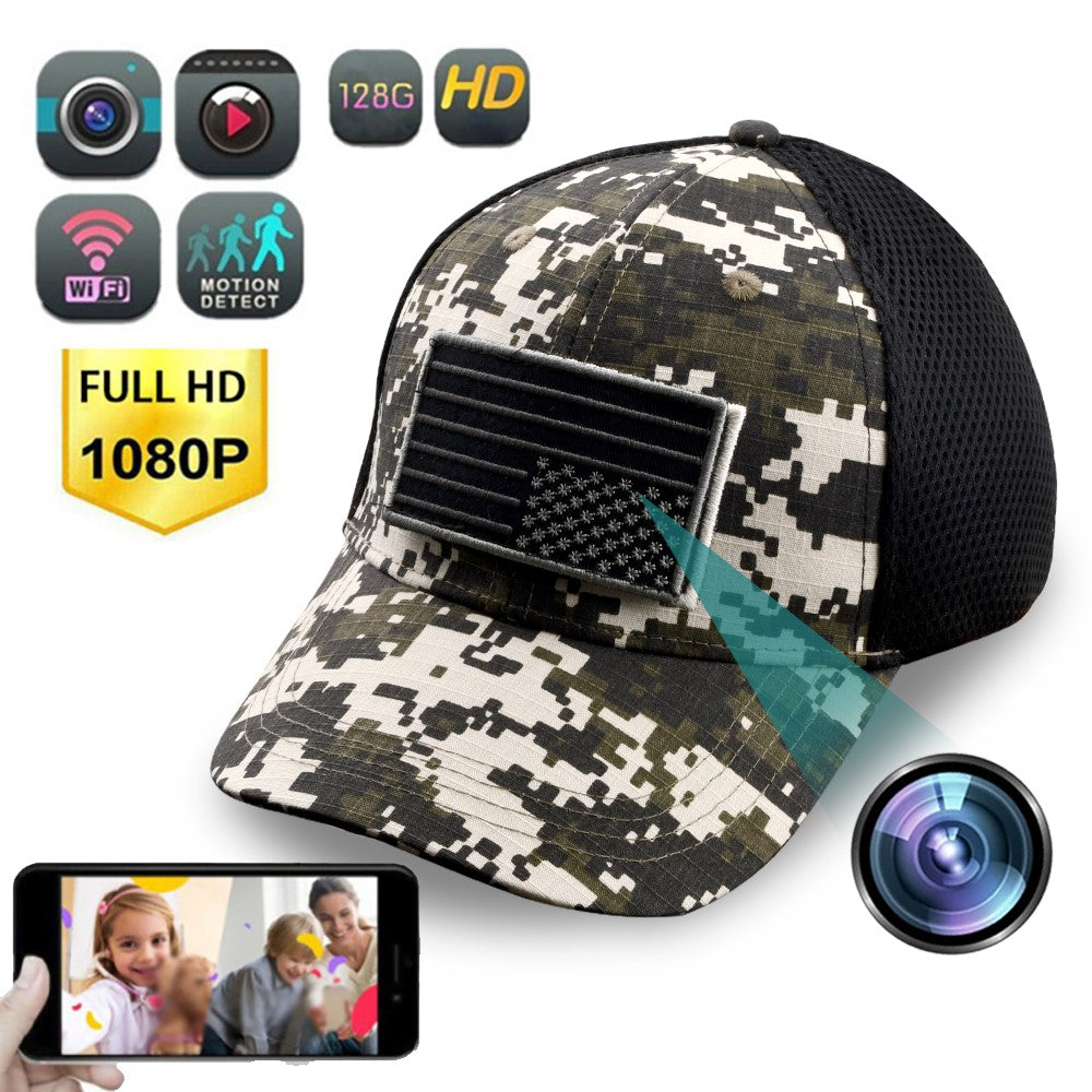 Baseball Cap Camera  HD 1080P