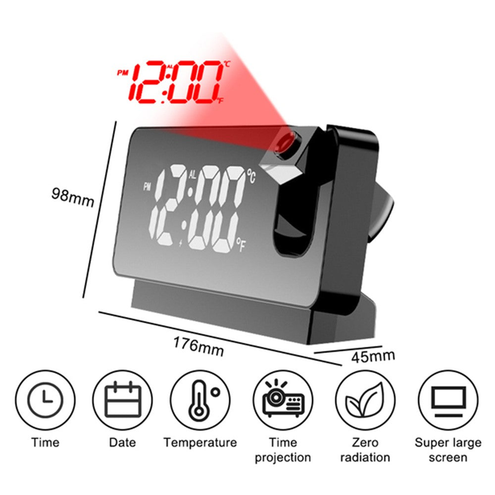 Projection Alarm Clock WiFi Camera