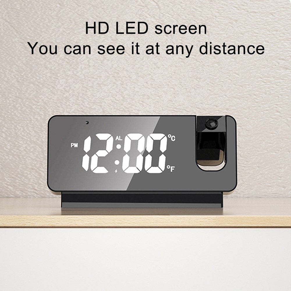Projection Alarm Clock WiFi Camera