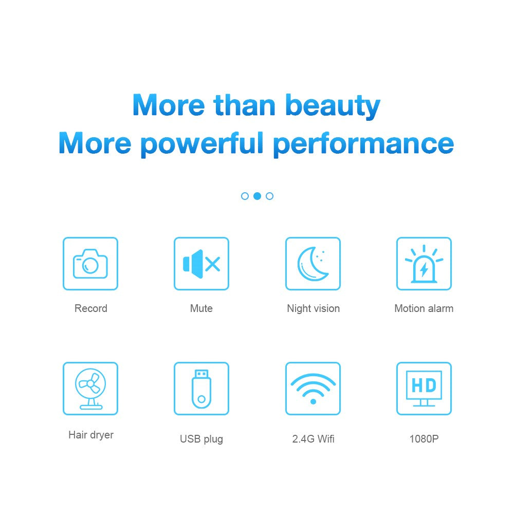 Tower Fan  1080P Camera