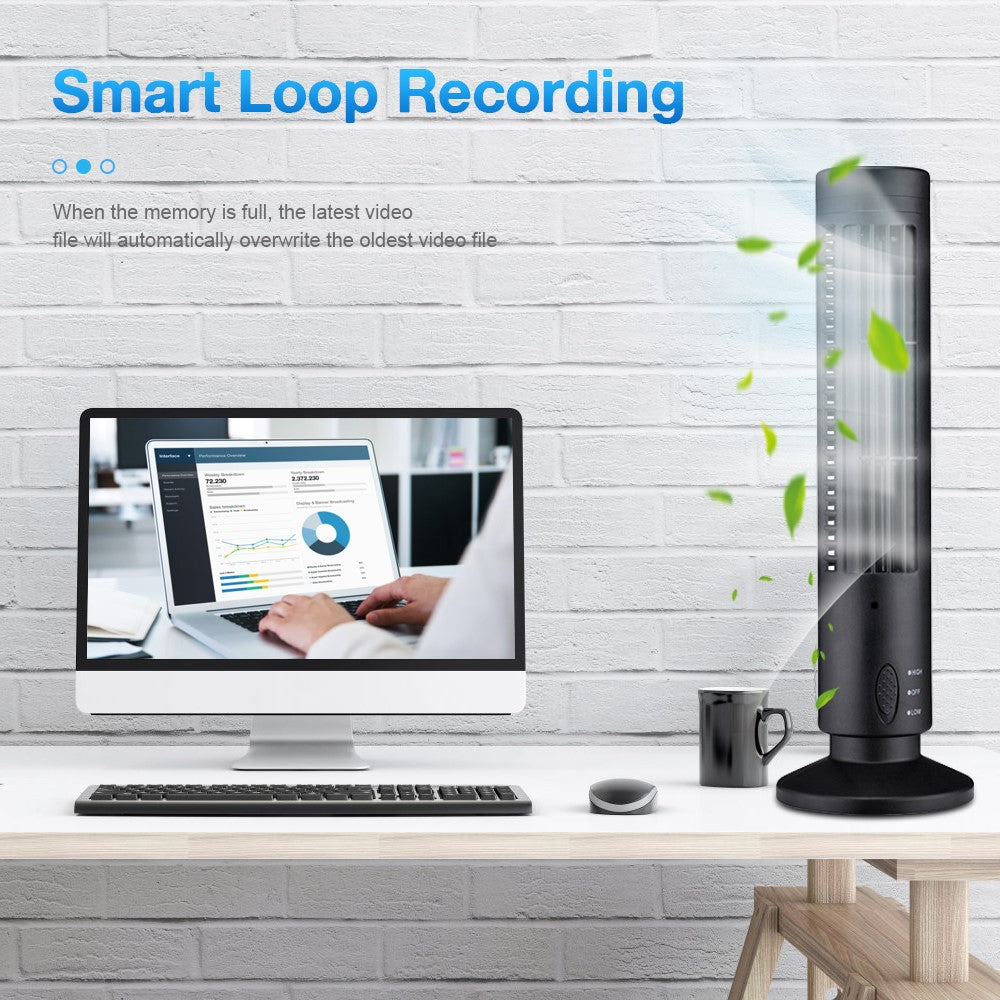 Tower Fan  1080P Camera