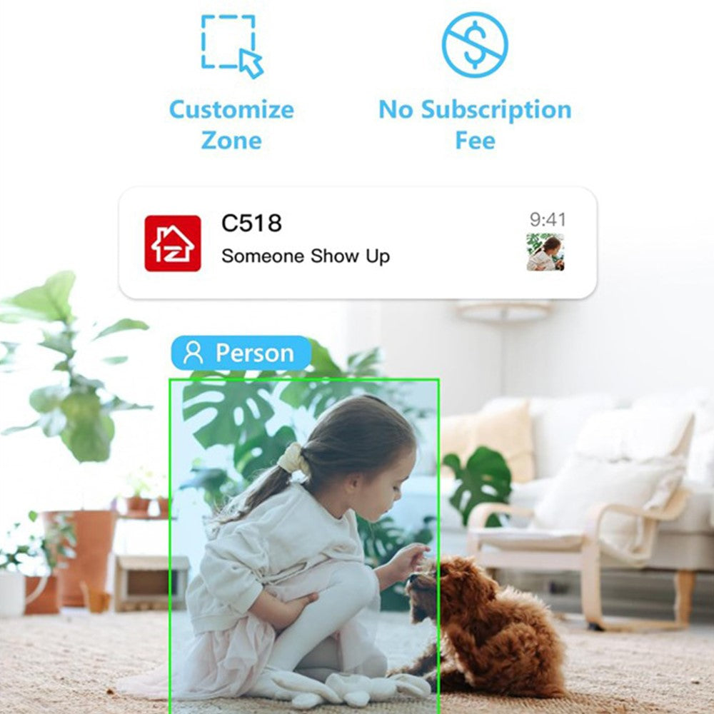 ZOSI C518 3MP HD Indoor Surveillance Camera