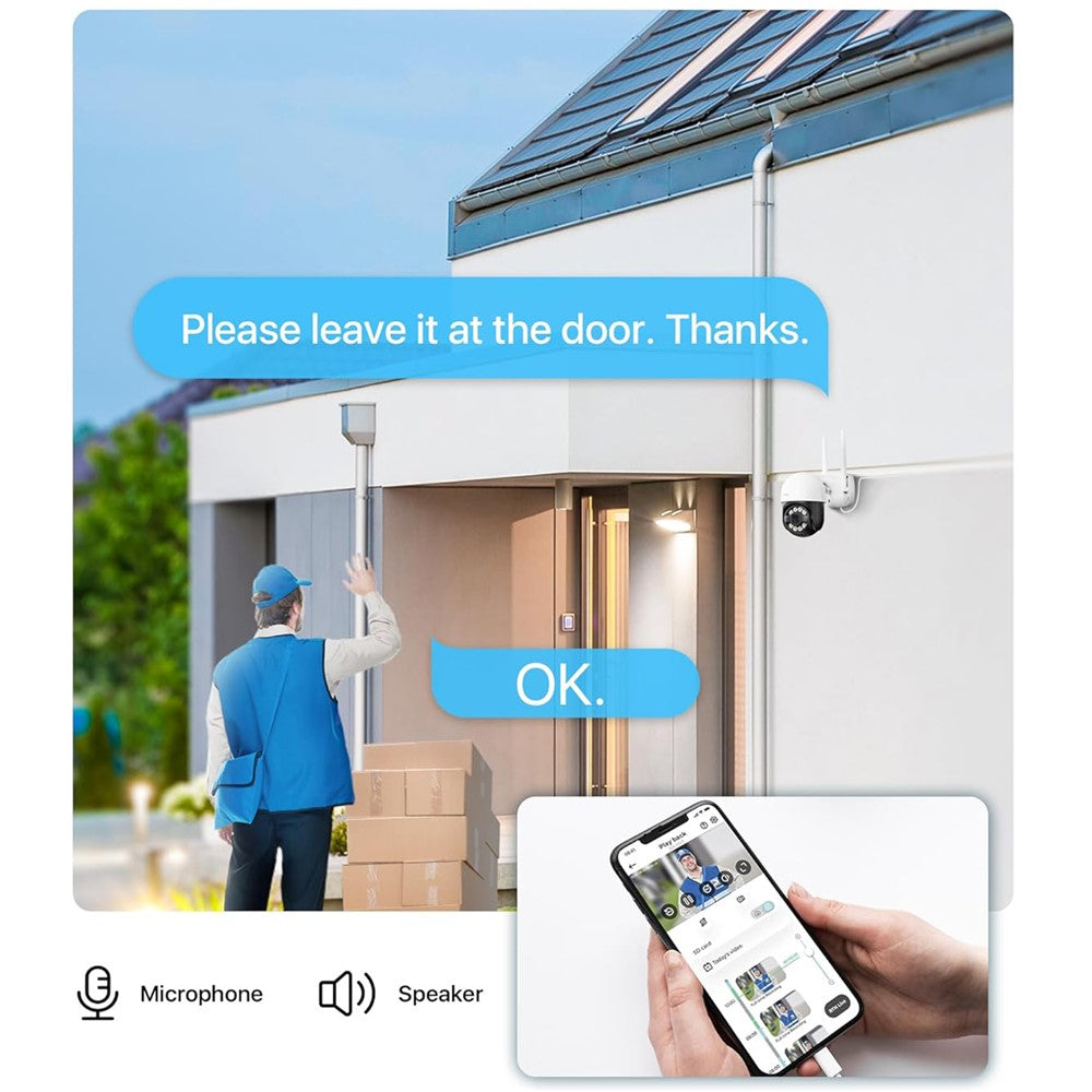 ZOSI C2892w 2MP HD Smart Network Surveillance Camera Outdoor