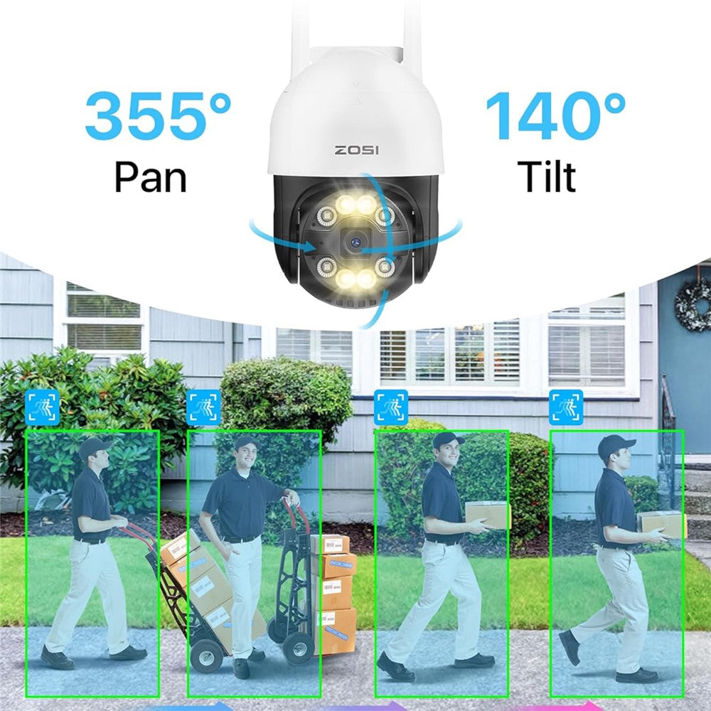 ZOSI C2892w 2MP HD Smart Network Surveillance Camera Outdoor