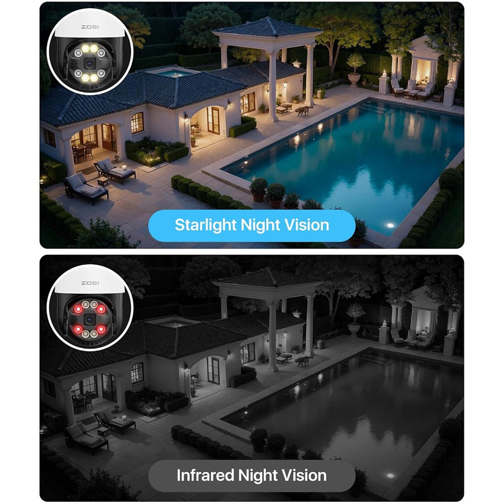 ZOSI C2892w 2MP HD Smart Network Surveillance Camera Outdoor