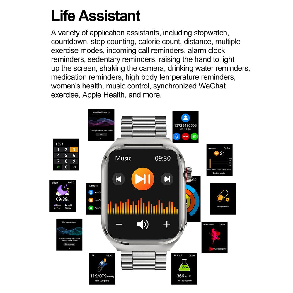 Smartwatch TK16 2.04-inch AMOLED Screen