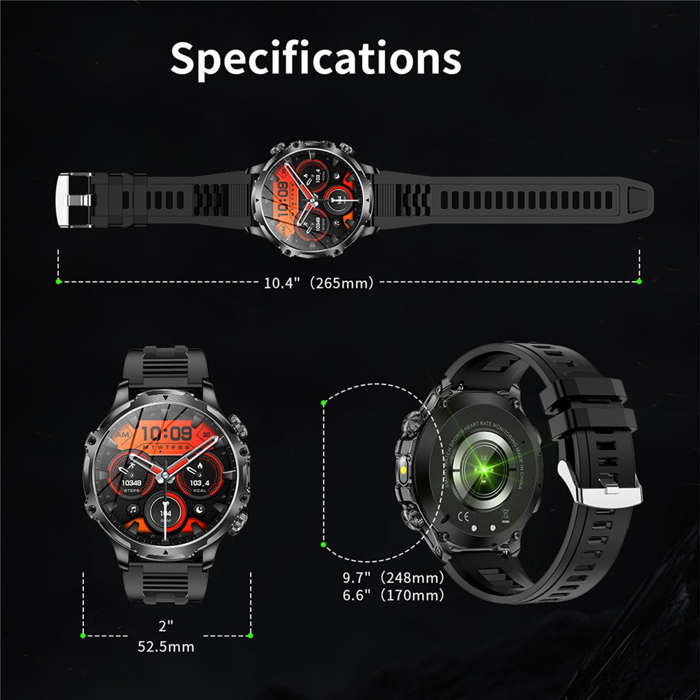 SmartWatch AK75 Silicone Strap