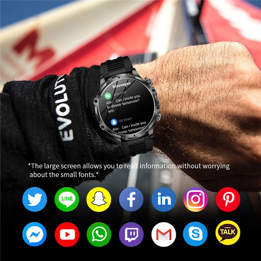 SmartWatch AK75 Silicone Strap