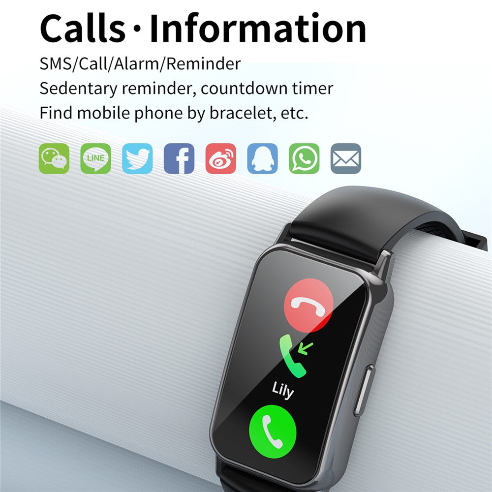 Smartwatch CY22 Silicone Strap 1.47-inch Curved Screen