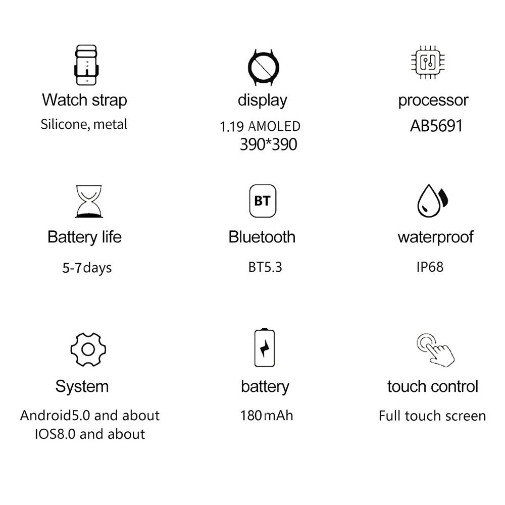 Smartwatch HK88 1.19-inch