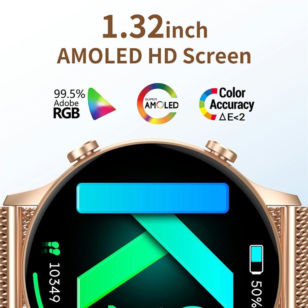 Smartwatch CY19 1.32 inch AMOLED Screen