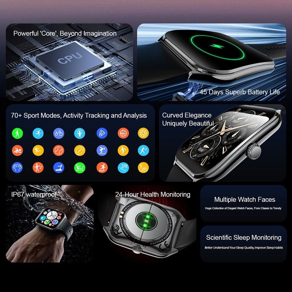 Smartwatch  MT61 Ultra AMOLED Curved Screen