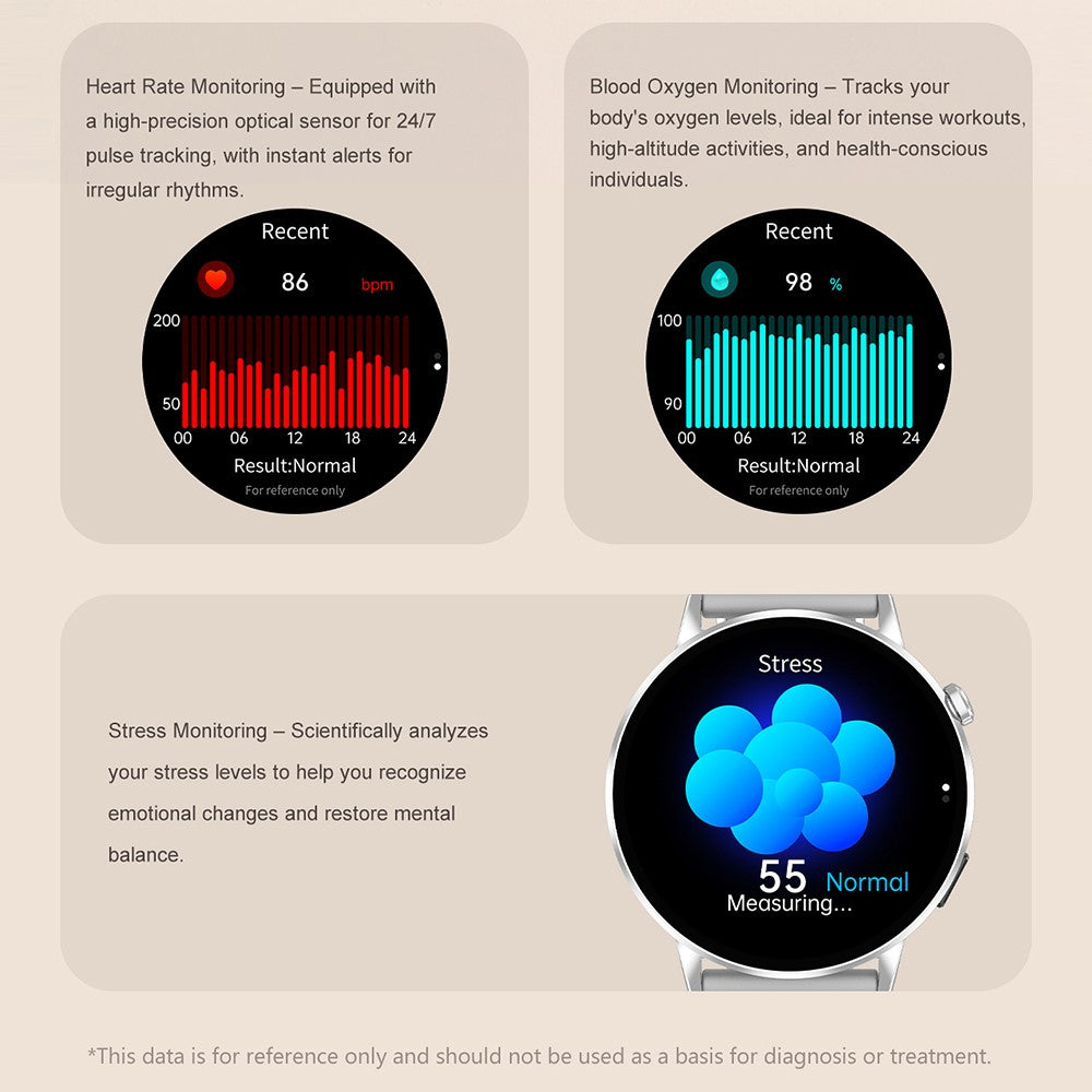 Smartwatch G34 1.32 Inch AMOLED Screen