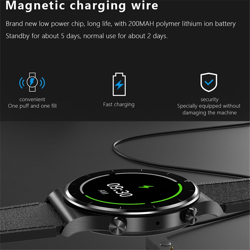 Smartwatch GT08 1.32 inch IPS TFT Touch Screen Ultra-thin Multi-function Sports Smart Watch Support Bluetooth-compatible Call Music