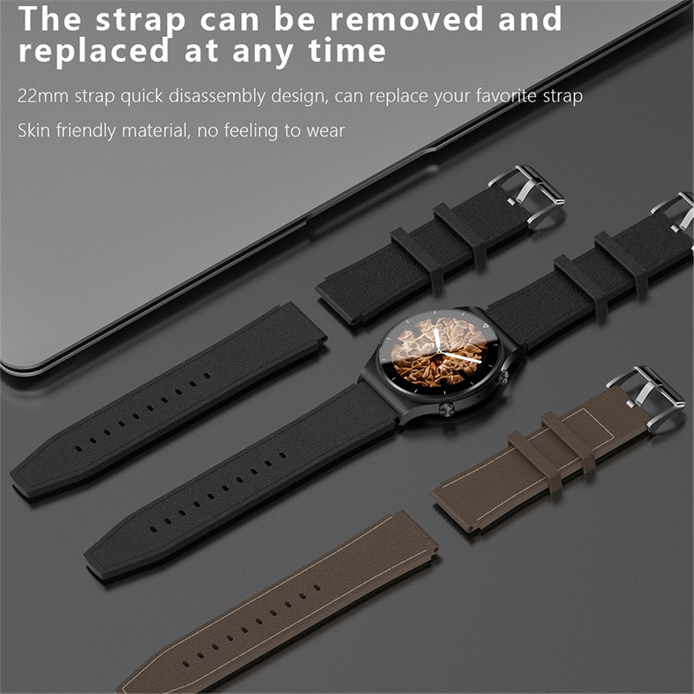 Smartwatch GT08 1.32 inch IPS TFT Touch Screen Ultra-thin Multi-function Sports Smart Watch Support Bluetooth-compatible Call Music